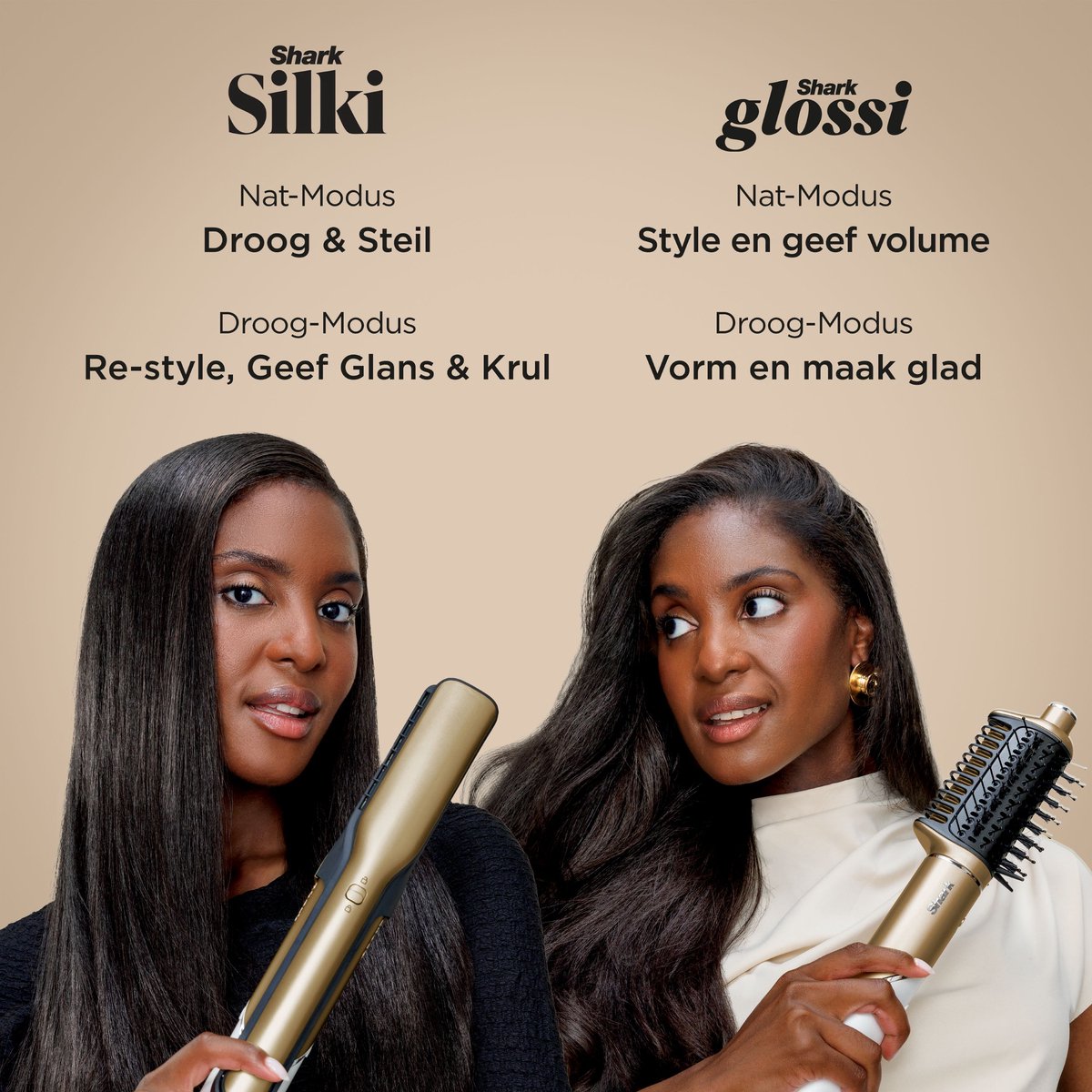 Shark Glam 5-in-1 Multistyler en Föhn - HD6051SEU