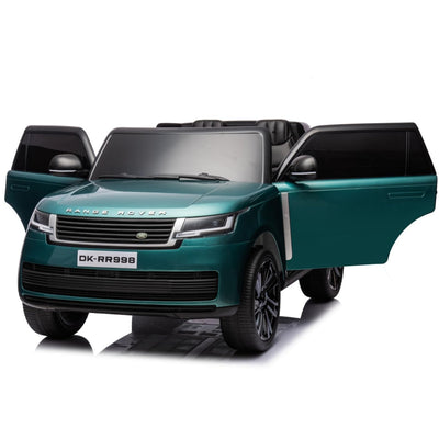 Garvee Ride - P Series: 24V 2-Seater Land Rover Ride-On Car For age 3+, With MP3, 3 Speeds, Remote Control, LED, 4-Wheel Suspension - Green