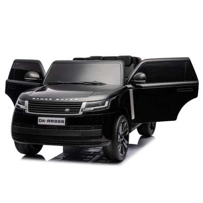 Garvee Ride - P Series: 24V 2-Seater Land Rover Ride-On Car For age 3+, With MP3, 3 Speeds, Remote Control, LED, 4-Wheel Suspension - Black