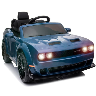 Garvee Ride - P Series: 12V Electric Vehicles Battery Powered with Remote Control, LED Lights, Bluetooth, MP3 for Boys Girls - Blue