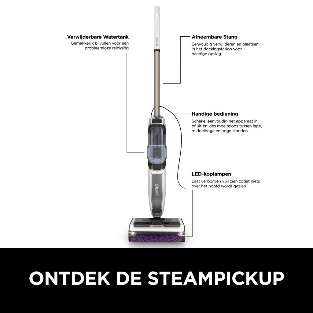 Shark 3-in-1 SteamPickUp Stoomreiniger - SD200EU